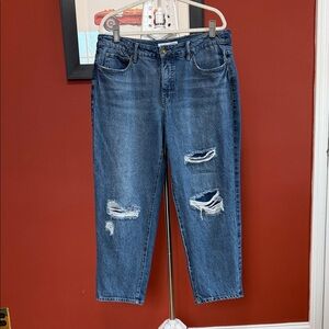 Distressed Blue Jeans for Women